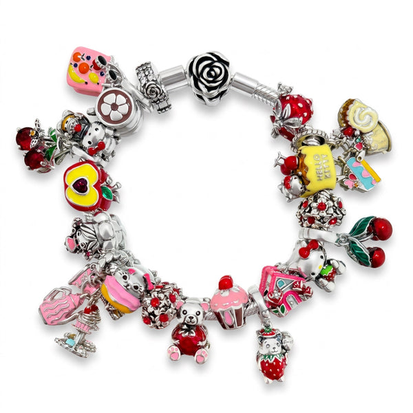 HELLO KITTY STRAWBERRY PATCH Bracelet