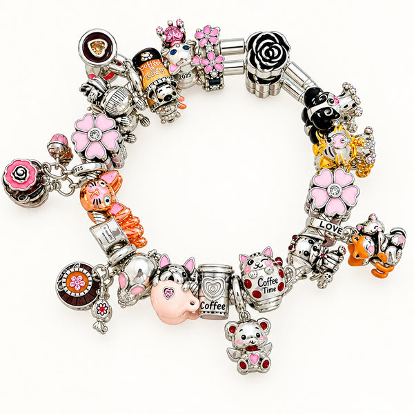 CATS & PUPS FOR COFFEE Bracelet