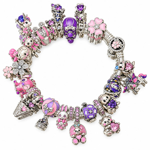 VIOLET BALLOON RIDE Bracelet