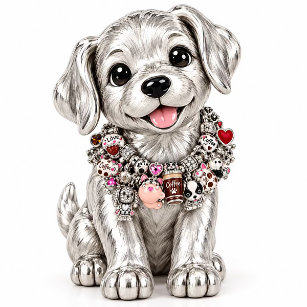 PUPPY AT CAFE WITH FRIENDS Bracelet